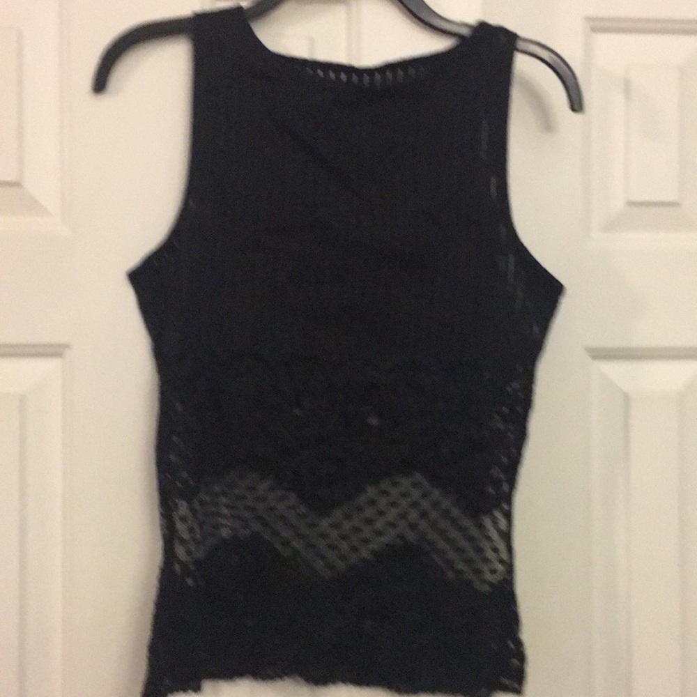 🇺🇸Heart Soul semi Sheer top with some lace